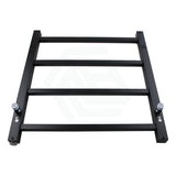 520X500X120Mm Square Matt Black Electric Heated Towel Rack 4 Bars