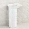 530X395X900Mm Rak Valet Free Standing Wash Basins Alpine White Freestanding
