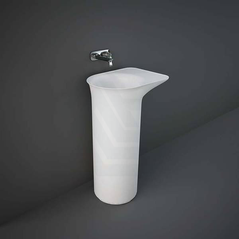 530X395X900Mm Rak Valet Free Standing Wash Basins Matt White Freestanding