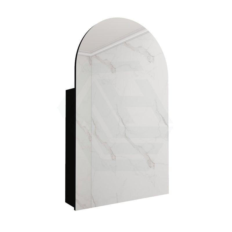 400X1500Mm Wall Hung Pvc Shaving Cabinet Matt Black Finish Pencil Mirror For Bathroom Cabinets