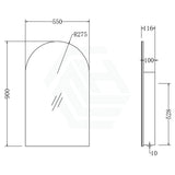 400X1500Mm Wall Hung Pvc Shaving Cabinet Matt White Finish Pencil Mirror For Bathroom Cabinets