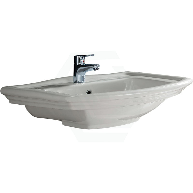 560X420Mm Rak Washington Ivory Wall Basin 1 Or 3 Tap Holes Available Hung Basins