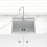 Carysil Granite Kitchen Sink Single Bowl 560mm Concrete Grey