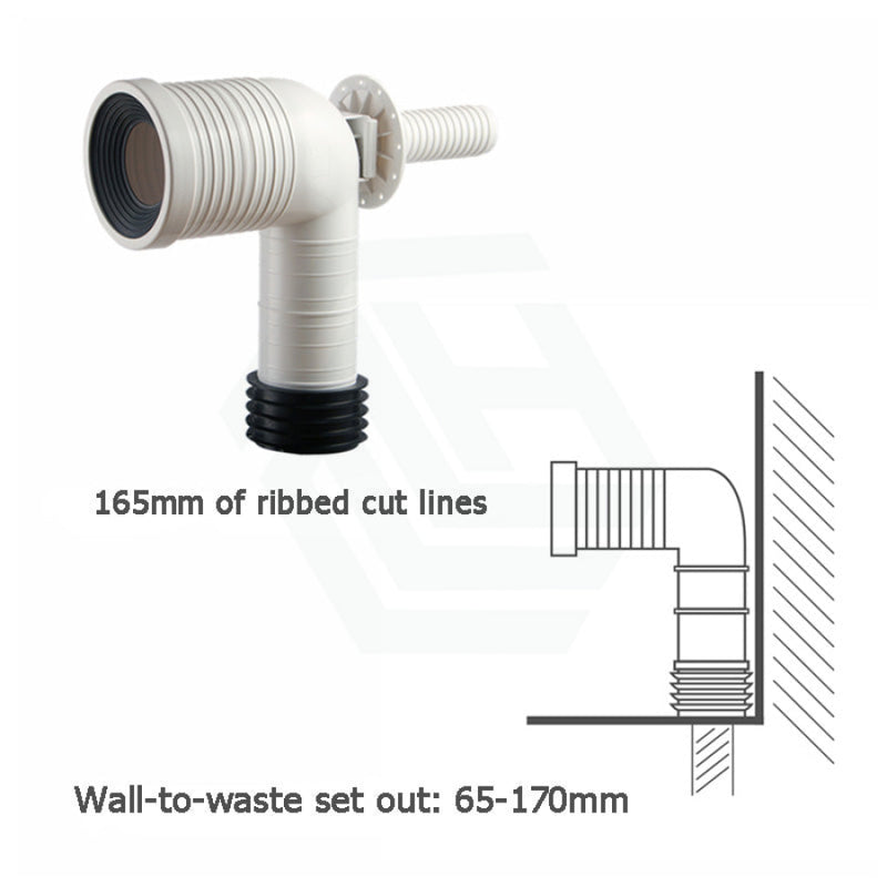 570X360X400Mm Bathroom Toilet Wall Floor Faced Pan With Rimless Vortex Flushing Technology 165Mm