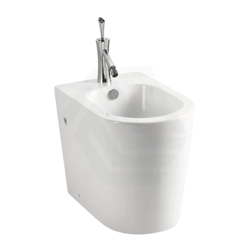 590X365X410Mm Bathroom Back To Wall Bidet With Tap Hole Ceramic