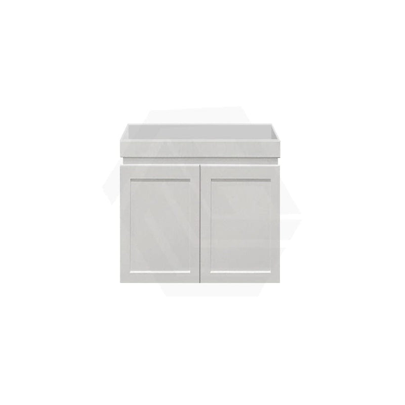 600-1500Mm Miami Wall Hung Bathroom Floating Vanity With Left / Right Drawers Matt White Shaker