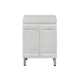 600-1500Mm Miami Freestanding With Legs Bathroom Vanity Matt White Shaker Hampton Style Left / Right