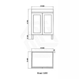 600-1500Mm Miami Freestanding With Legs Bathroom Vanity Matt White Shaker Hampton Style Left / Right