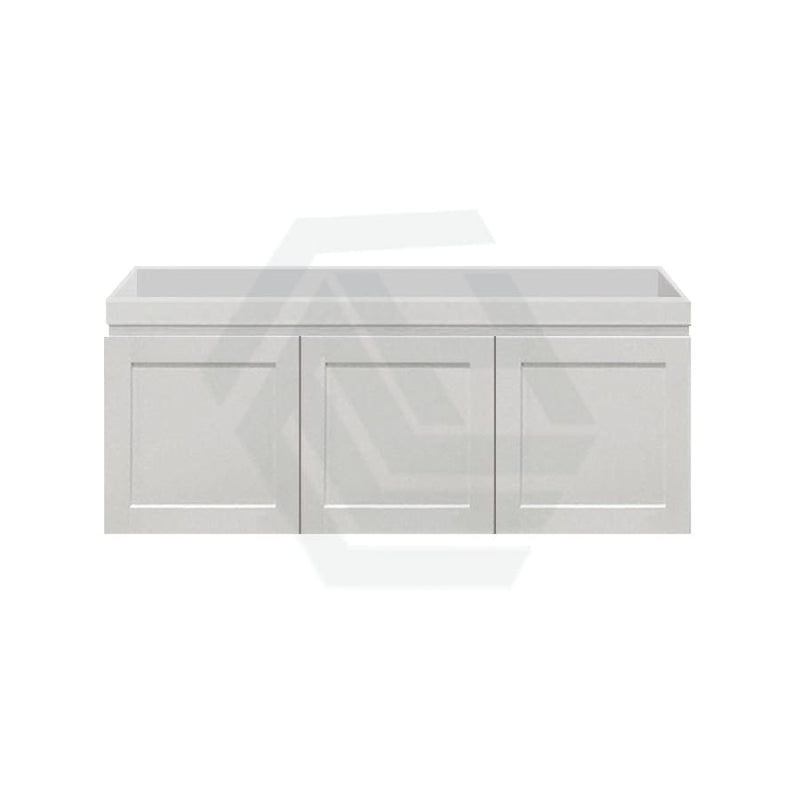 600-1500Mm Miami Wall Hung Bathroom Floating Vanity With Left / Right Drawers Matt White Shaker