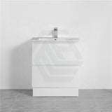 600-1500Mm Bathroom Floor Vanity Freestanding Gloss White Polyurethane Pvc Kick-Board Cabinet Only &