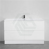 600-1500Mm Bathroom Floor Vanity Freestanding Gloss White Polyurethane Pvc Kick-Board Cabinet Only &