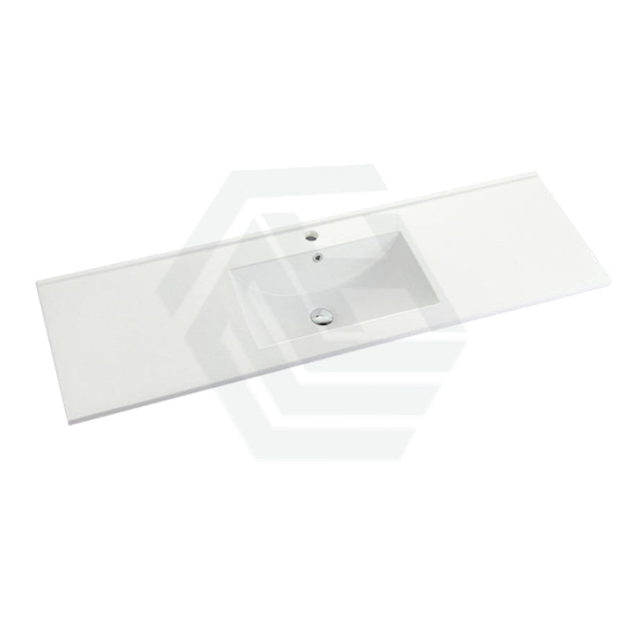 600-1500Mm Bathroom Floor Vanity Freestanding Gloss White Polyurethane Pvc Cabinet Only & Ceramic