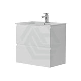 600-1500Mm Bathroom Wall Hung Vanity Gloss White Polyurethane Pvc Floor Cabinet Only & Ceramic Top