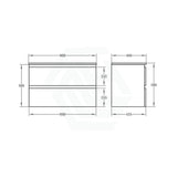 900X460X560Mm Bathroom Wall Hung Vanity Gloss White Polyurethane Pvc Floor Cabinet Only &