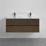 600-1500Mm Bathroom Wall Hung Vanity Stella Walnut Pvc Cabinet Only Vanities