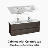 600-1500Mm Bathroom Wall Hung Vanity Stella Walnut Pvc Cabinet Only Vanities