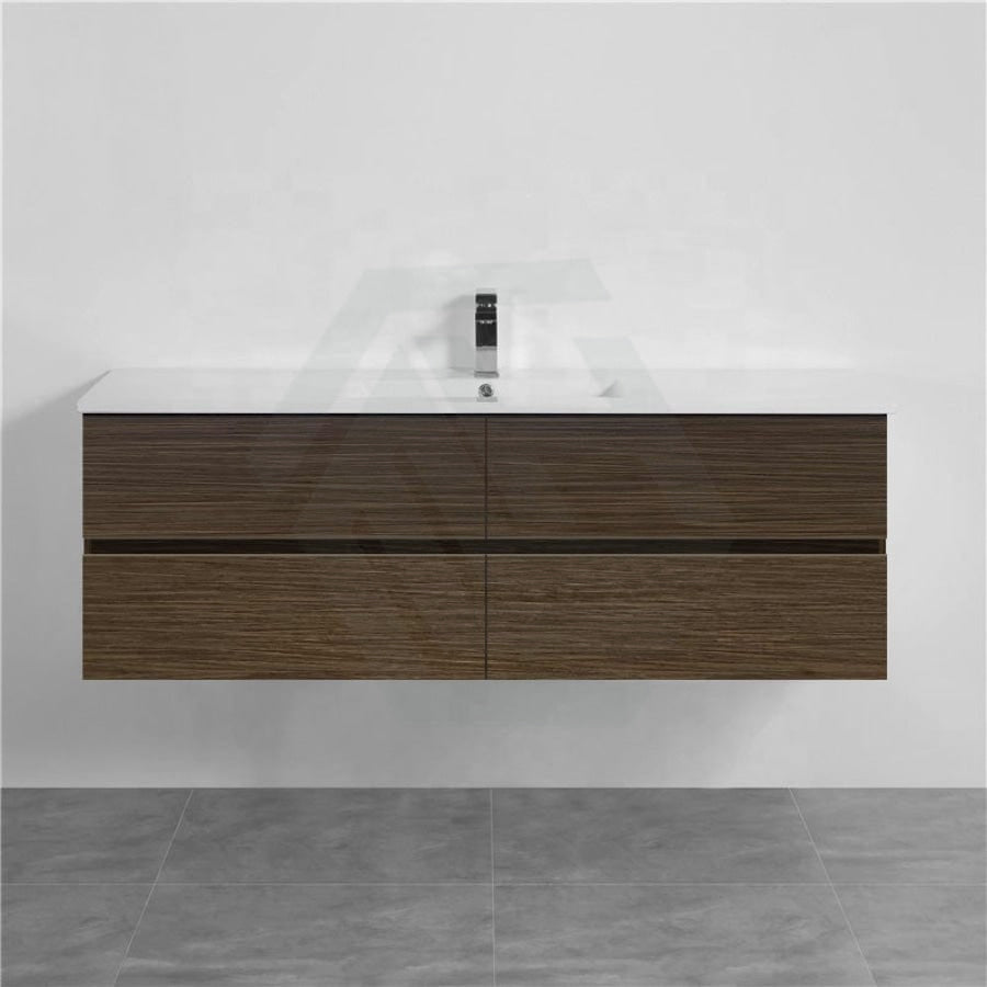 600-1500Mm Bathroom Wall Hung Vanity Stella Walnut Pvc Cabinet Only Vanities