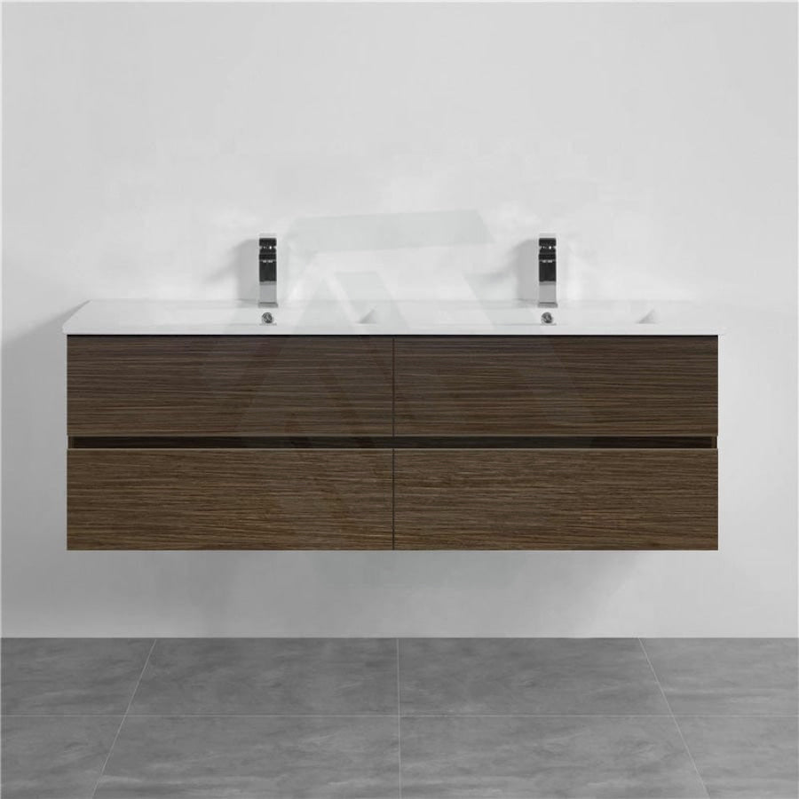 600-1500Mm Bathroom Wall Hung Vanity Stella Walnut Pvc Cabinet Only Vanities