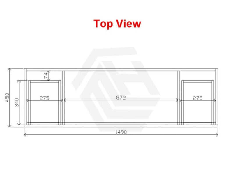 600-1500Mm Freestanding Bathroom Floor Vanity White Oak Wood Grain Left/Right Side Pvc Filmed