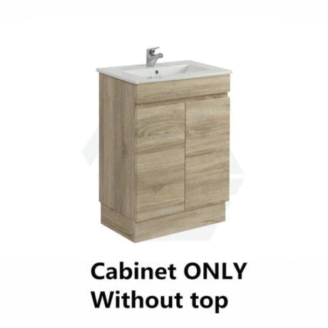 600-1500Mm Berge Freestanding Bathroom Floor Vanity Kickboard White Oak Wood Grain Left/Right Side