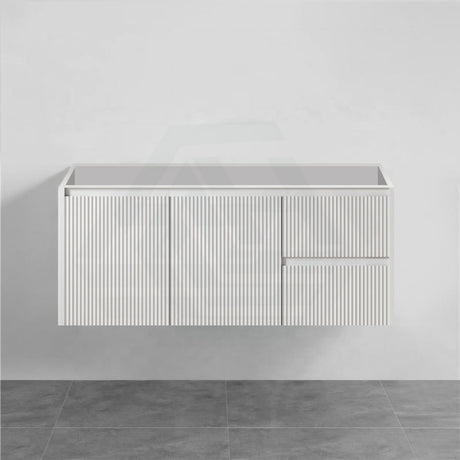 600-1500Mm Brindabella Wall Hung Bathroom Floating Vanity Matt White Pvc Board Cabinet Only&Ceramic