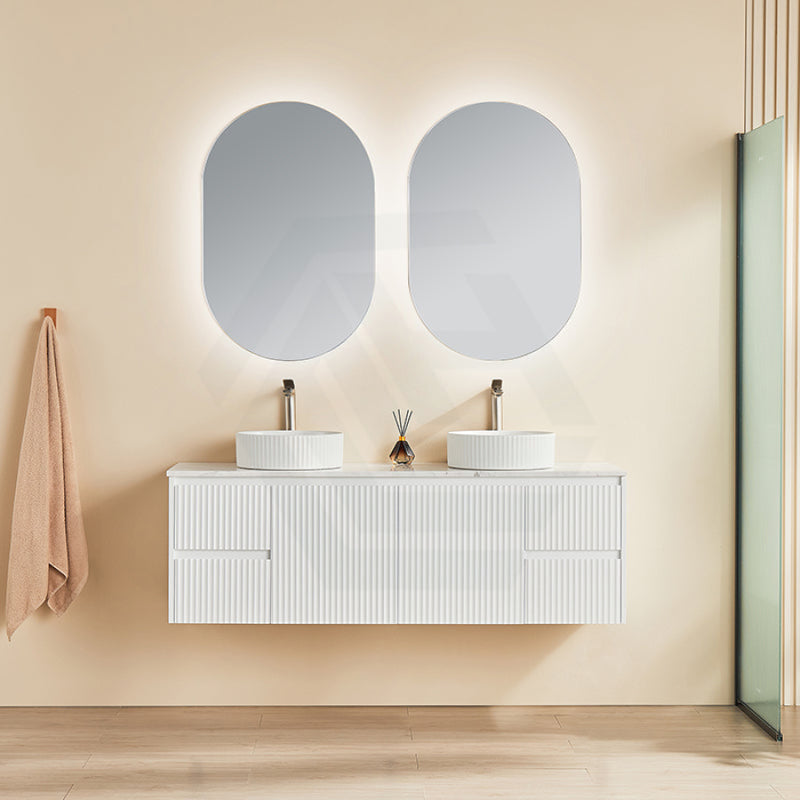 600-1500Mm Brindabella Wall Hung Bathroom Floating Vanity Matt White Pvc Board Cabinet Only&Ceramic