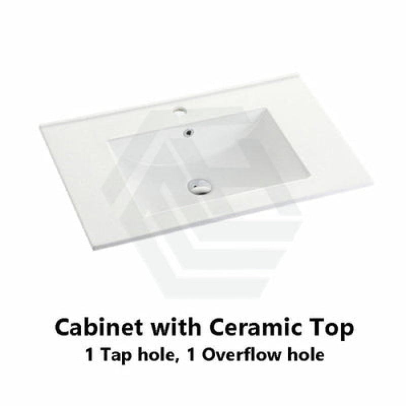 600-1500Mm Freestanding Bathroom Floor Vanity Matt White Pvc Filmed Drawers Cabinet Only &