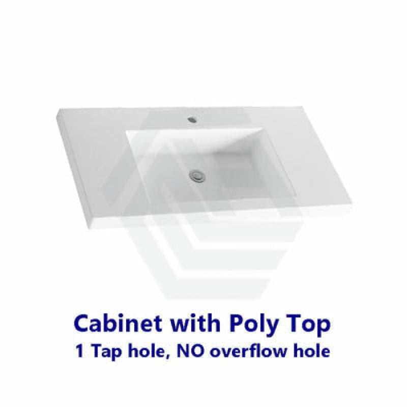 600-1500Mm Freestanding Bathroom Floor Vanity Matt White Pvc Filmed Drawers Cabinet Only &