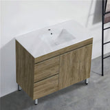 600-1500Mm Freestanding Bathroom Vanity Dark Oak Cabinet Only 900Mm(Left Drawers) / With Classic