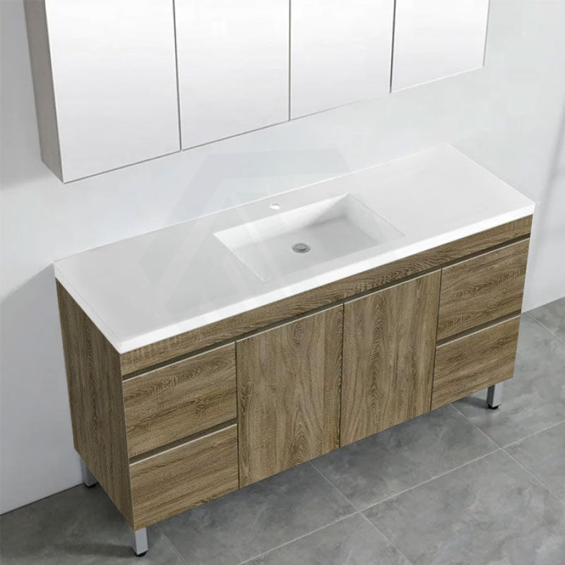 600-1500Mm Freestanding Bathroom Vanity Dark Oak Cabinet Only 1500Mm(Single/Double Bowls) / With