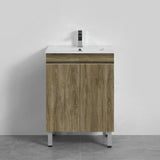 600-1500Mm Freestanding Bathroom Vanity Dark Oak Cabinet Only Vanities With Legs