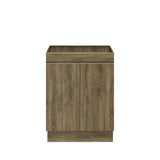 600-1500Mm Freestanding Kickboard Bathroom Vanity Dark Oak Cabinet Only 600Mm / Only Without Top