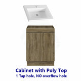 600-1500Mm Freestanding Kickboard Bathroom Vanity Dark Oak Cabinet Only 600Mm / With Single Bowl