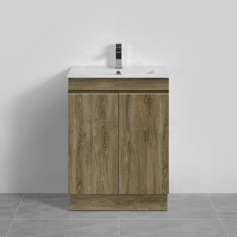 600-1500Mm Freestanding Kickboard Bathroom Vanity Dark Oak Cabinet Only Vanities With