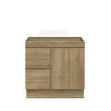 600-1500Mm Freestanding Kickboard Bathroom Vanity Light Oak Cabinet Only Vanities With