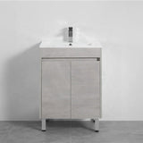 600mm Freestanding Vanity Concrete Grey