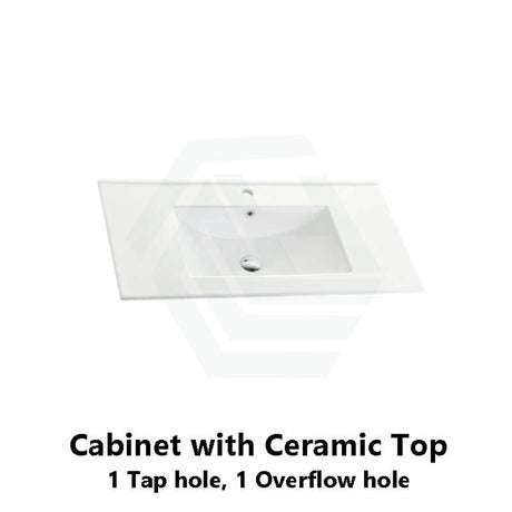 600-1500Mm Harrington Freestanding Vanity With Legs Matt White Pvc Cabinet Only & Ceramic Top