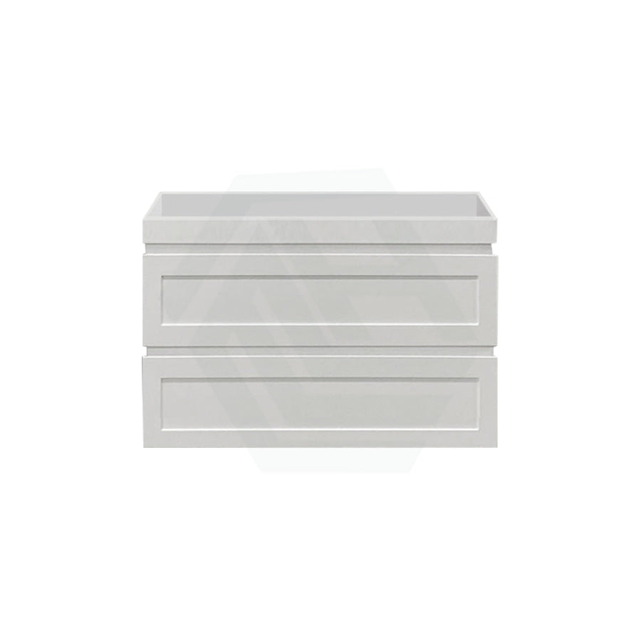 600-1500Mm Hawaii Wall Hung Bathroom Vanity Matt White Shaker Hampton Style Cabinet Only 900Mm