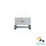 600-1500Mm Freestanding Plywood Vanity White Linear Surface Single/Double Bowls Cabinet Only For