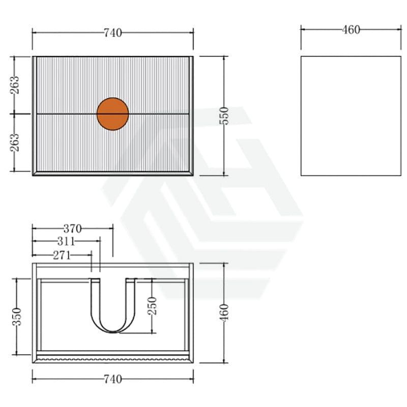 600-1500Mm Wall Hung Plywood Vanity White Linear Surface Single/Double Bowls Cabinet Only For