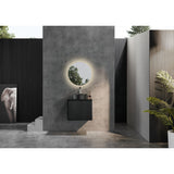 600-1500Mm Kirribilli Wall Hung Bathroom Vanity Matt Black Pvc Board Cabinet Only&Ceramic Top