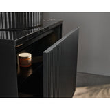 600-1500Mm Kirribilli Wall Hung Bathroom Vanity Matt Black Pvc Board Cabinet Only&Ceramic Top