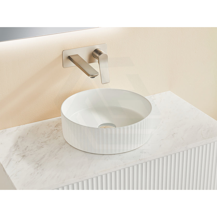 600-1500Mm Kirribilli Wall Hung Bathroom Vanity Matt White Pvc Board Cabinet Only&Ceramic Top