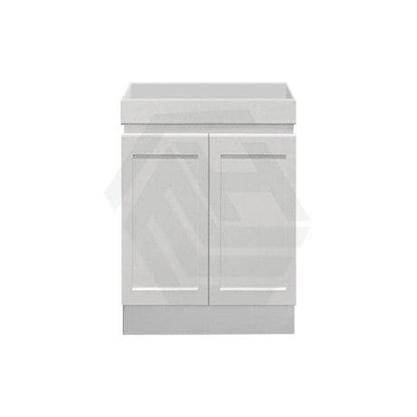 600-1500Mm Miami Freestanding With Kickboard Bathroom Vanity Matt White Shaker Hampton Style Left /