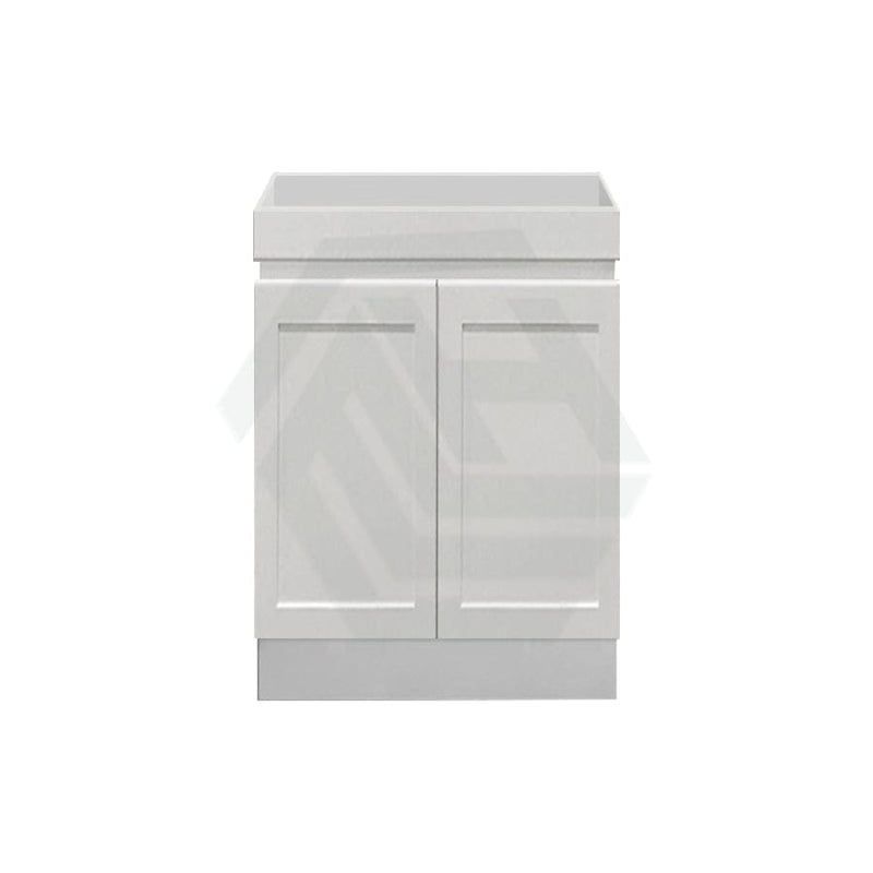 600-1500Mm Miami Freestanding With Kickboard Bathroom Vanity Matt White Shaker Hampton Style Left /