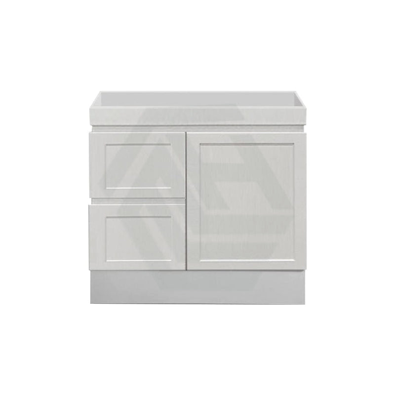 600-1500Mm Miami Freestanding With Kickboard Bathroom Vanity Matt White Shaker Hampton Style Left /