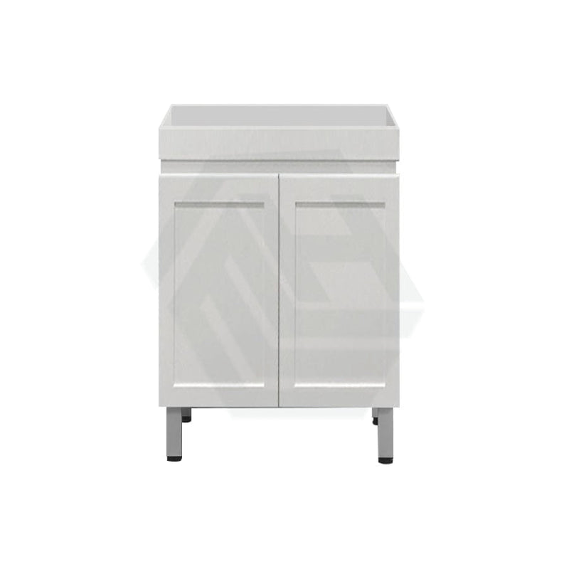 600-1500Mm Miami Freestanding With Legs Bathroom Vanity Matt White Shaker Hampton Style Left / Right