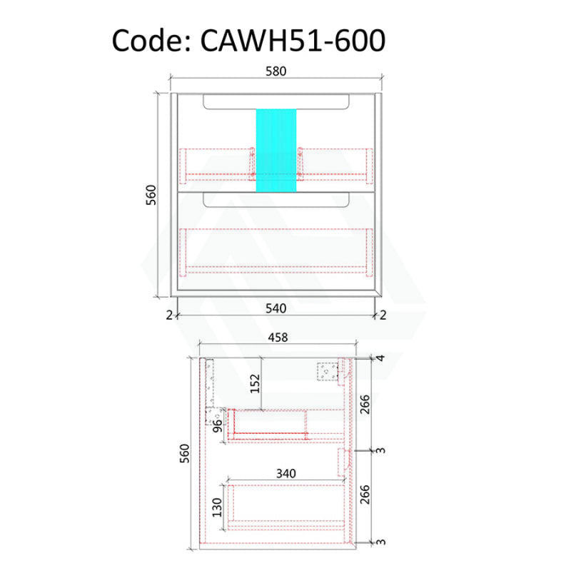 600 - 1500Mm Moreno Wall Hung Vanity Natural Timber Grains Cabinet Only & Stone Top Available For