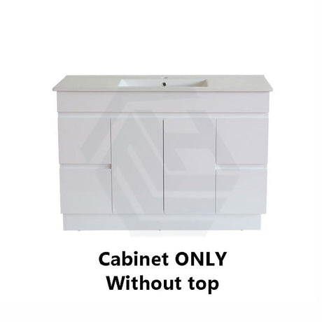 600-1500Mm Premium Bathroom Freestanding Vanity Kickboard White Pvc Polyurethane Cabinet Only &