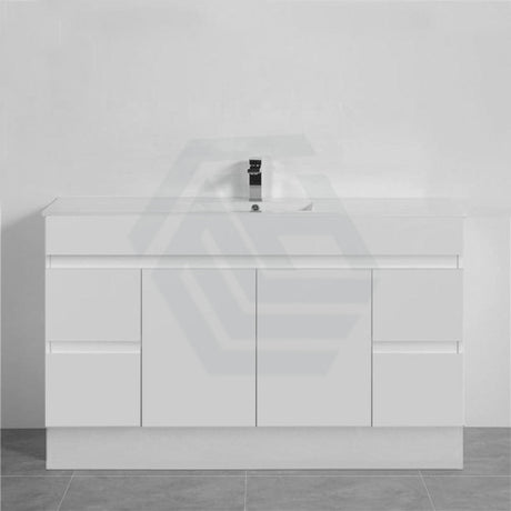 600-1500Mm Premium Bathroom Freestanding Vanity Kickboard White Pvc Polyurethane Cabinet Only &